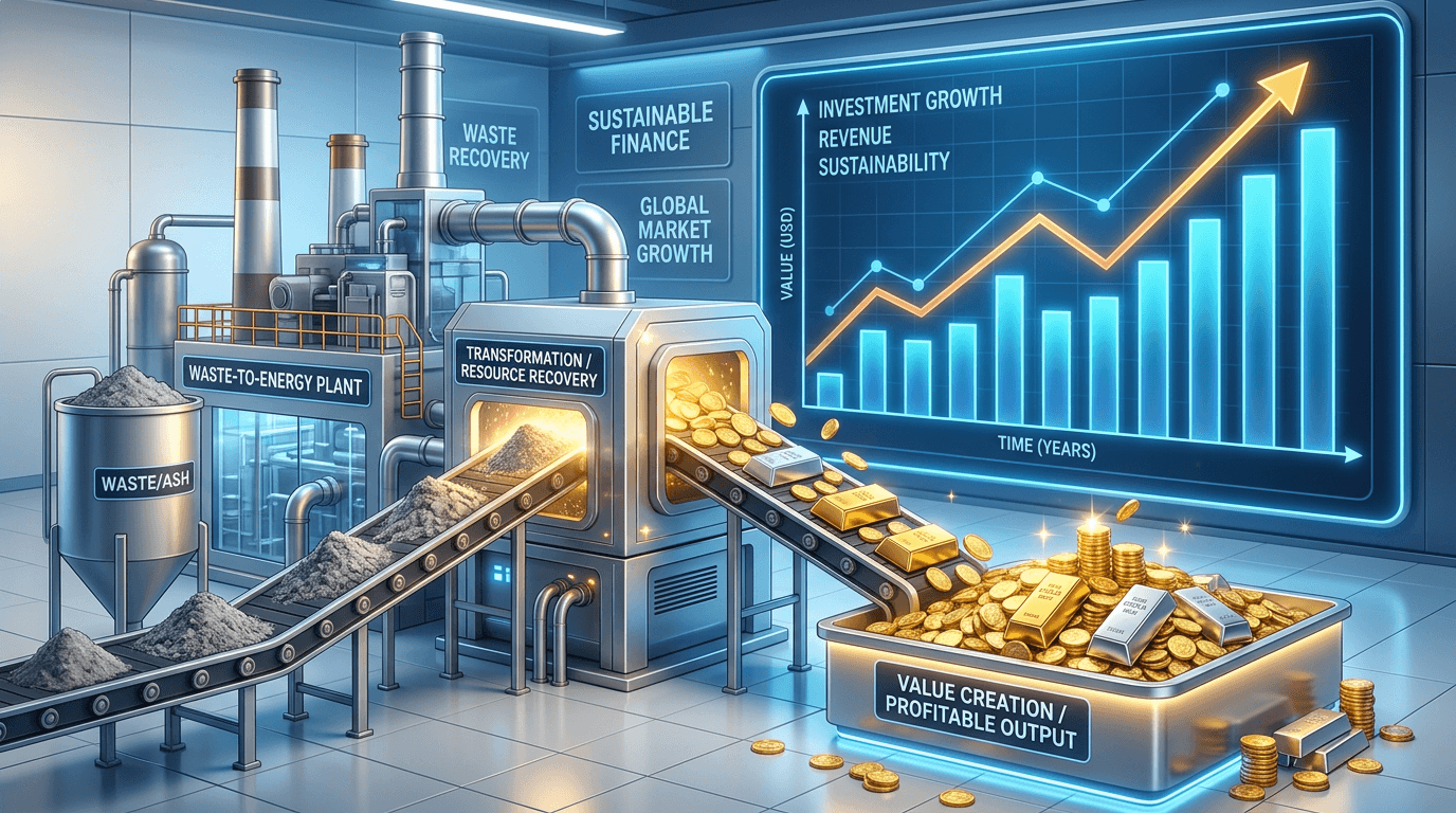 廃棄物発電プラントにおける金属回収の経済性：ボトムアッシュを利益に変える